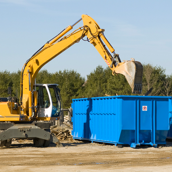 what size residential dumpster rentals are available in Midlothian